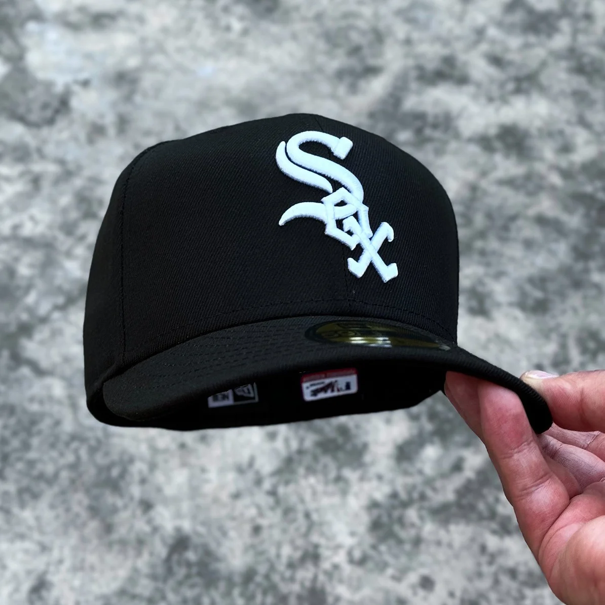 NEW ERA CHICAGO WHITE SOX SCRIPT EMBROIDERED CASUAL BASEBALL CAP-Maverick