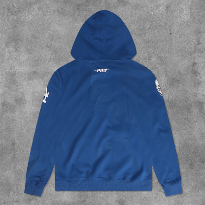 No.17 Print Long Sleeve Hoodies-Maverick