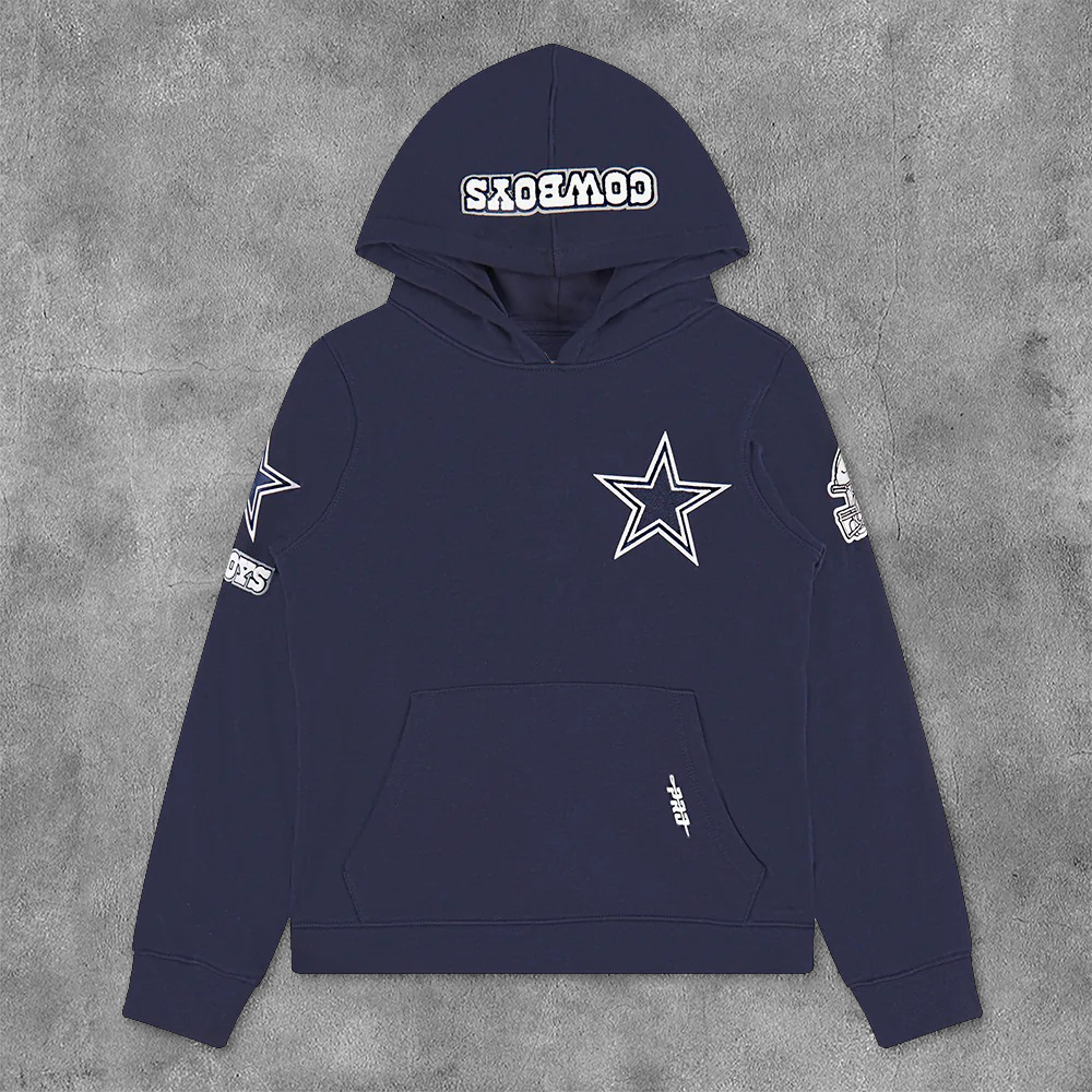 Fashionable Cowboys Print Long Sleeve Hoodies-Maverick