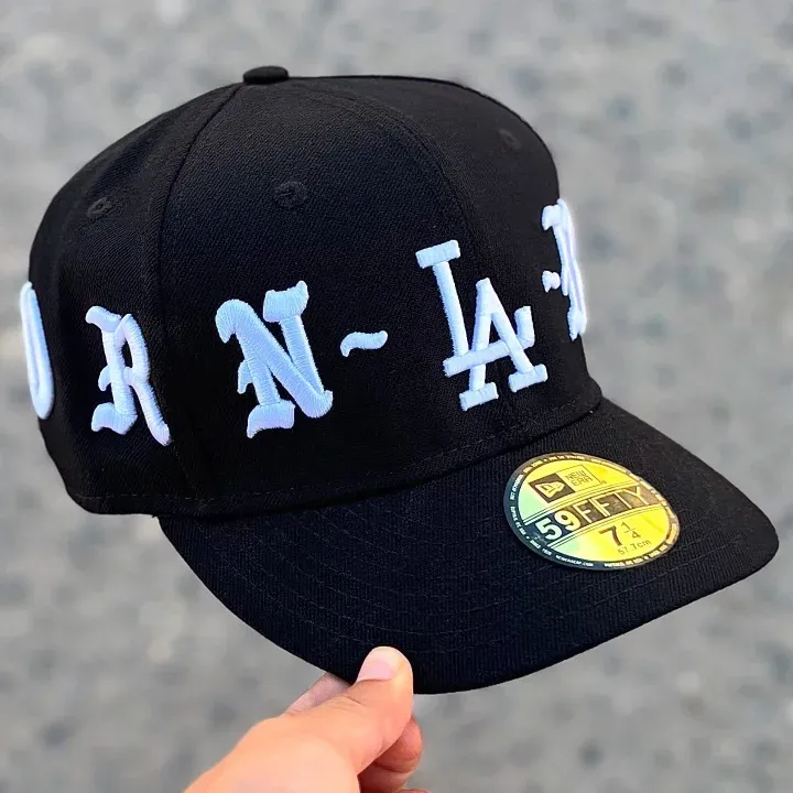 NEW ERA LA DODGERS X BORN RAISE FITT EMBROIDERED CASUAL BASEBALL CAP-Maverick