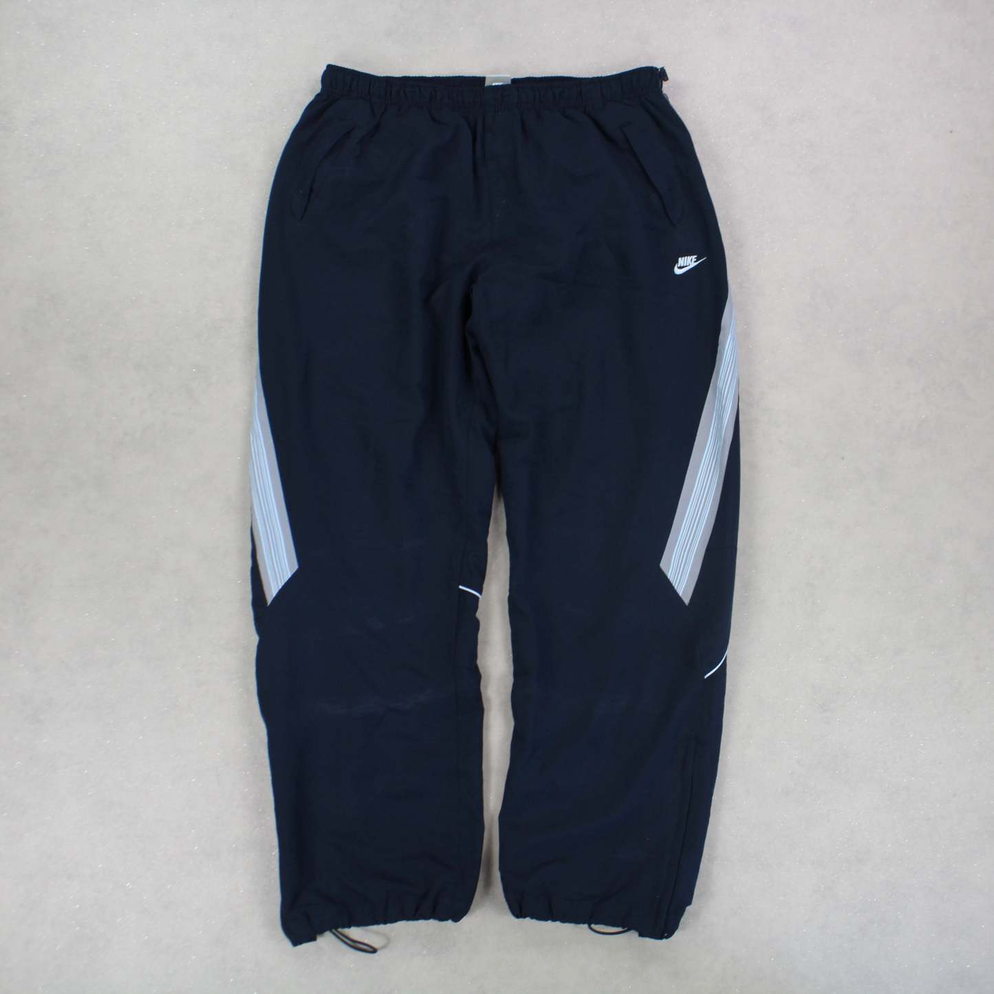 RARE 00s Baggy Trackpants Navy-Maverick