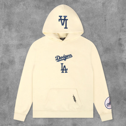 Fashion Los Angeles Letters Print Long Sleeve Hoodies-Maverick