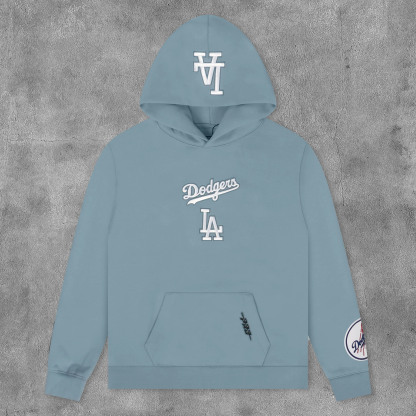 Casual Los Angeles Print Long Sleeve Hoodies-Maverick