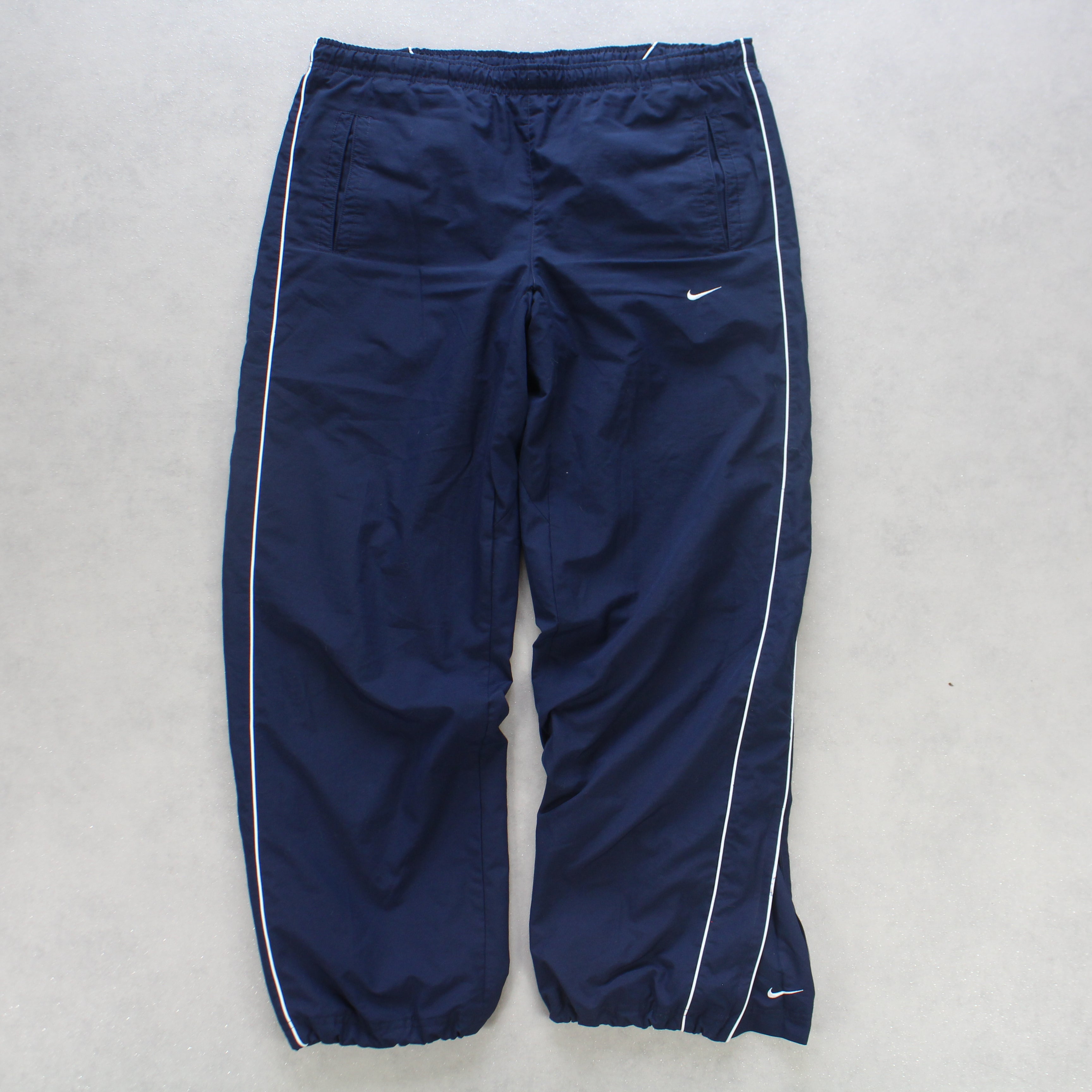 RARE 2000s Baggy Trackpants Navy-Maverick