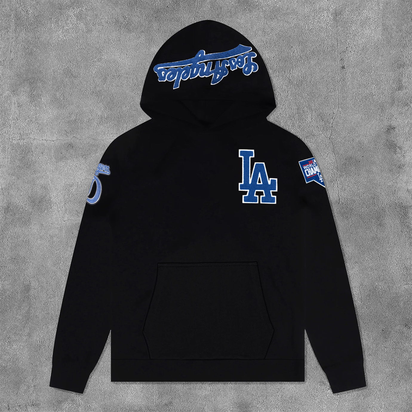 Casual Los Angeles Letters Print Long Sleeve Hoodies-Maverick