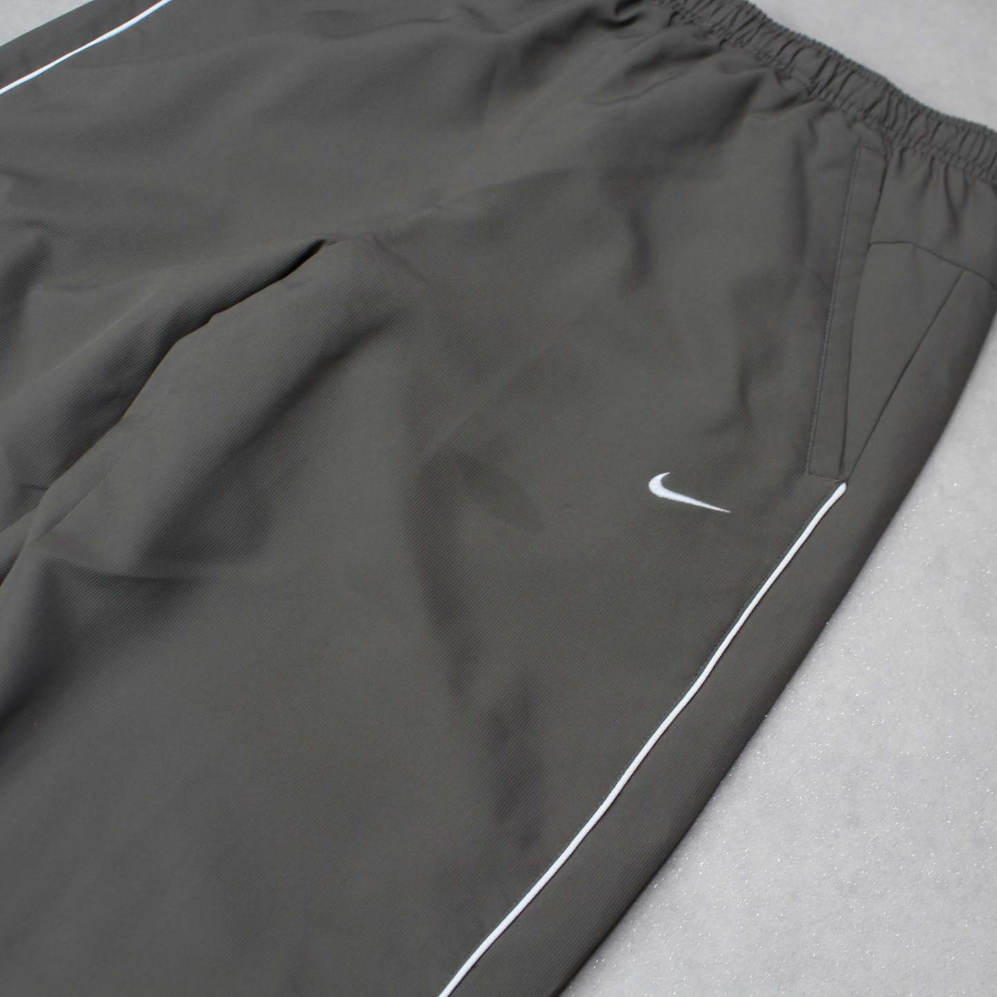 RARE 2000s Baggy Trackpants Light Brown-Maverick