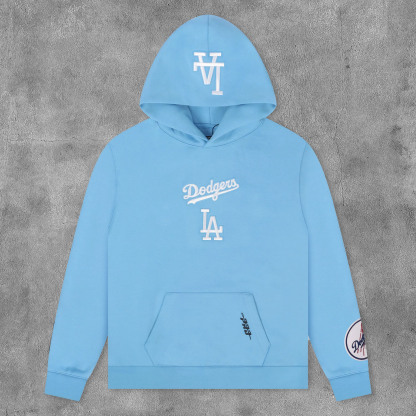 Fashion Los Angeles Letters Print Long Sleeve Hoodies-Maverick