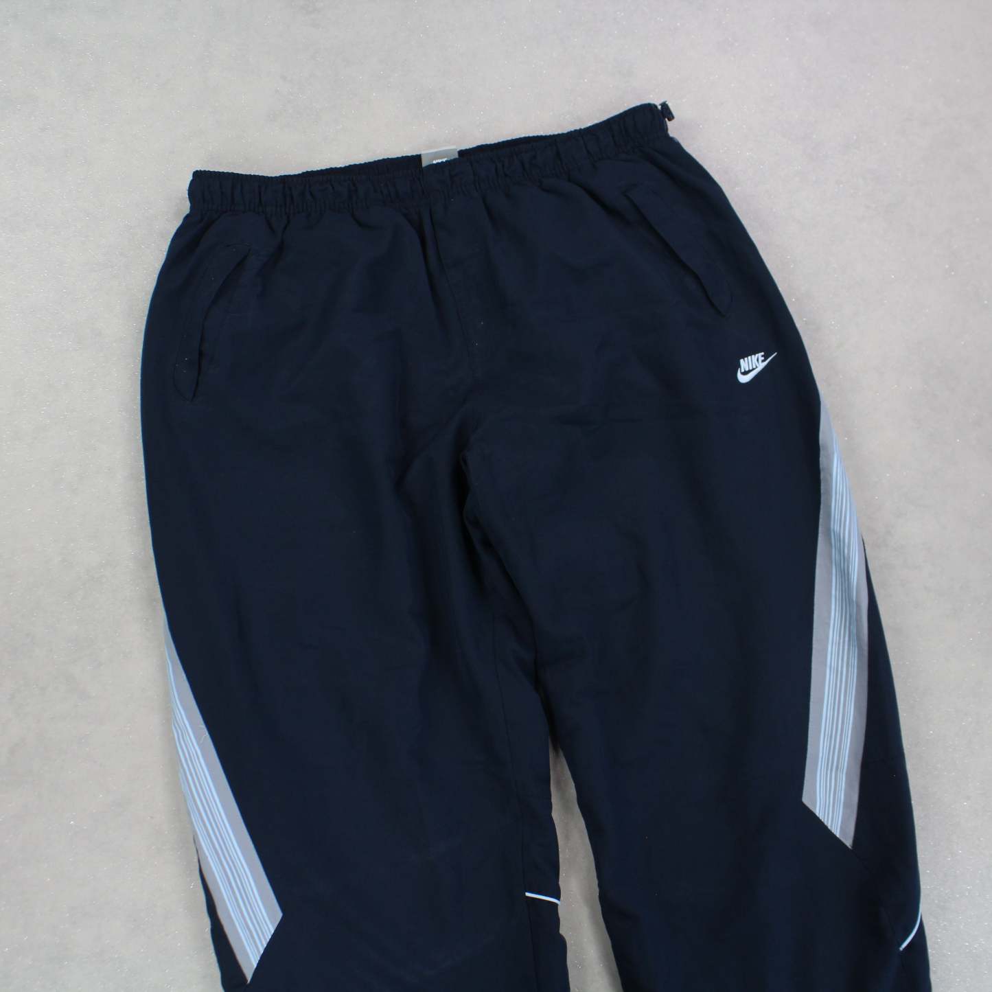 RARE 00s Baggy Trackpants Navy-Maverick
