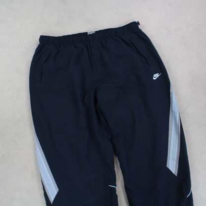 RARE 00s Baggy Trackpants Navy-Maverick