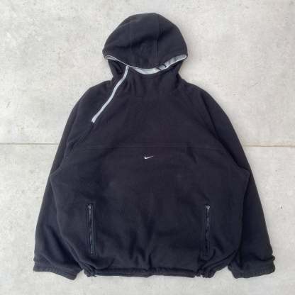 2000'sReversible Side Winder Fleece Coat Jacket Black-Maverick