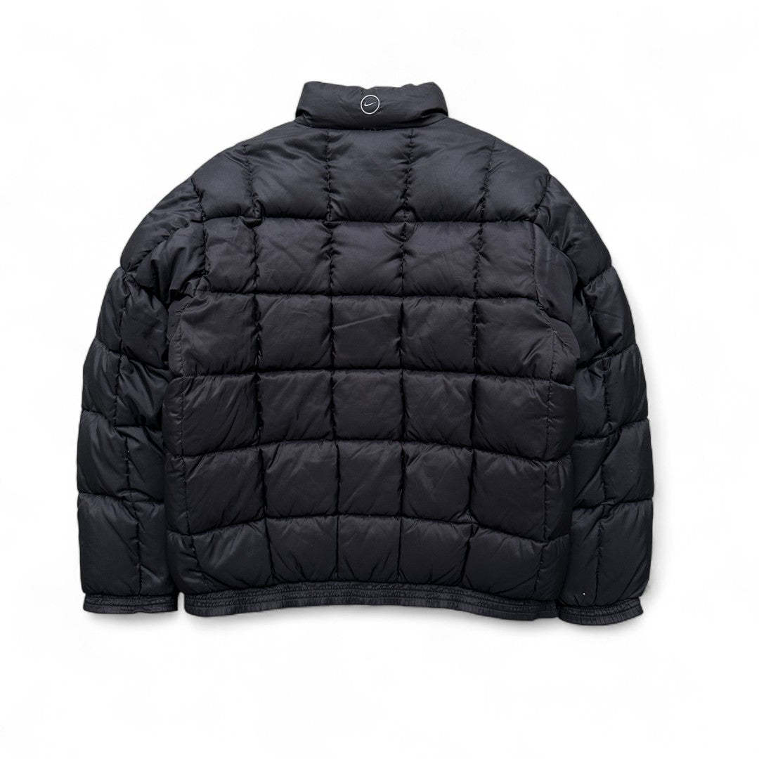 Vintage Y2K Puffer Daunenjacke Schwarz Pink-Maverick