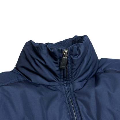 Vintage 90s Center-Swoosh Pufferjacke Navy-Maverick