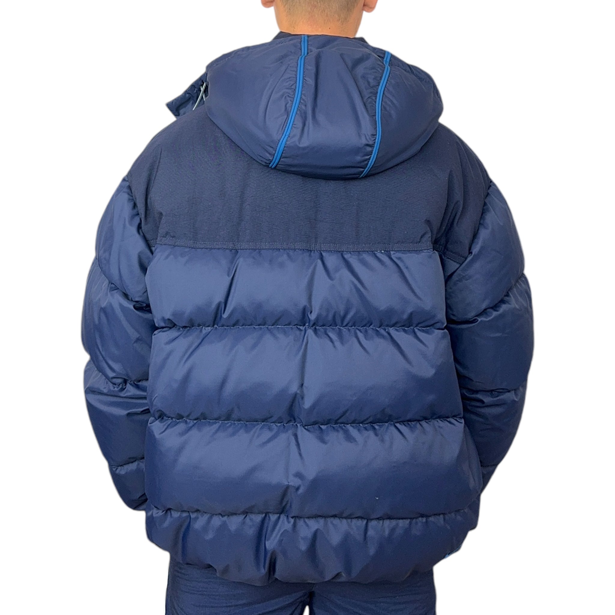 Vintage 90s Down Pufferjacke Navy-Maverick