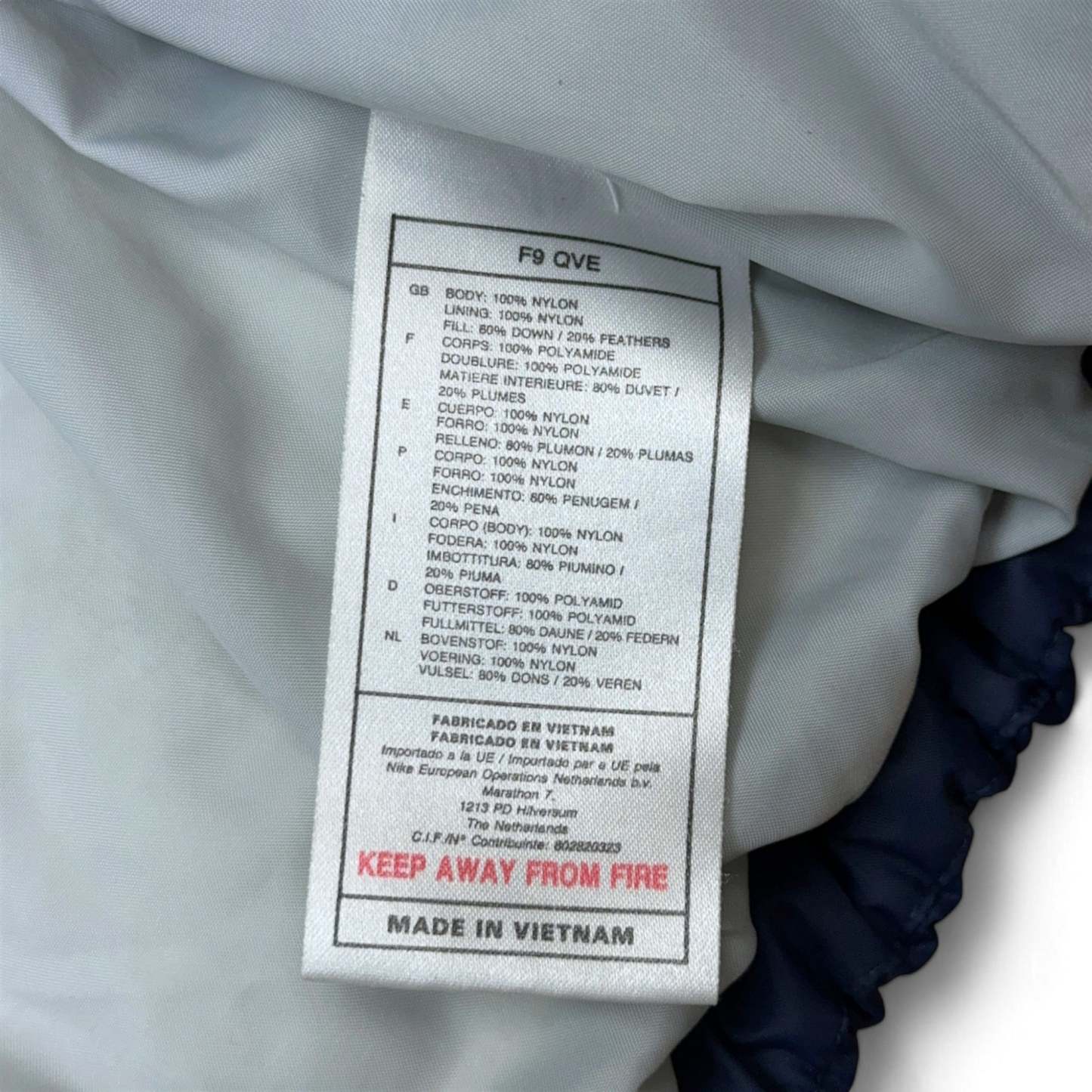 Vintage 90s Down Pufferjacke Navy-Maverick