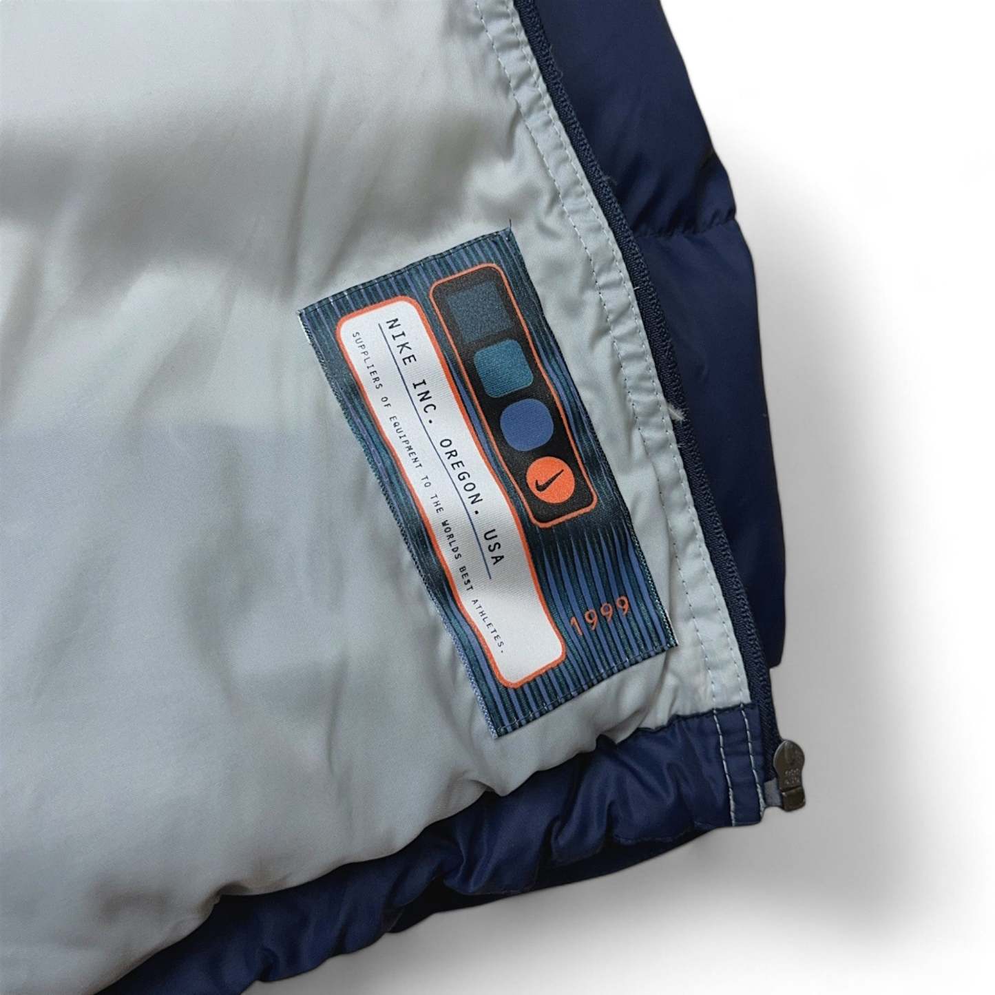 Vintage 90s Down Pufferjacke Navy-Maverick