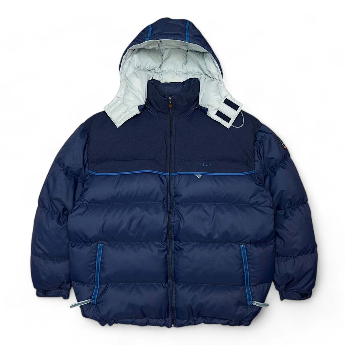 Vintage 90s Down Pufferjacke Navy-Maverick