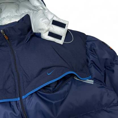 Vintage 90s Down Pufferjacke Navy-Maverick