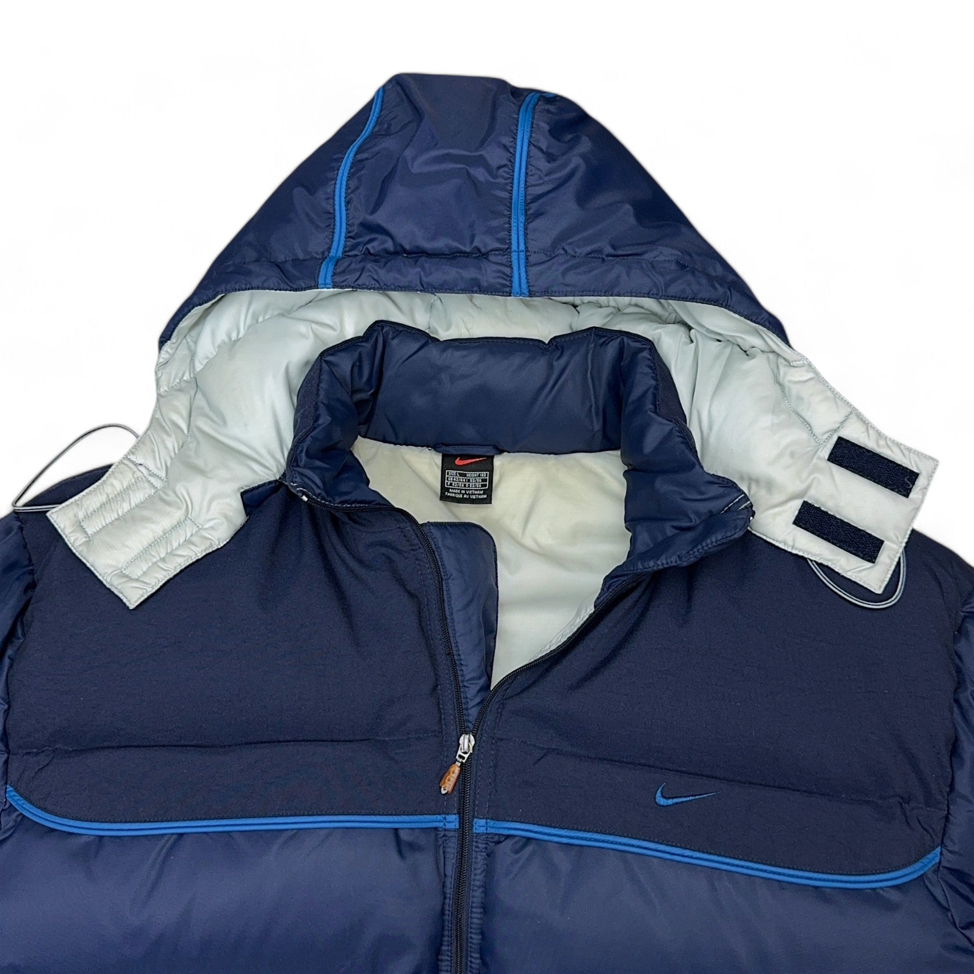 Vintage 90s Down Pufferjacke Navy-Maverick