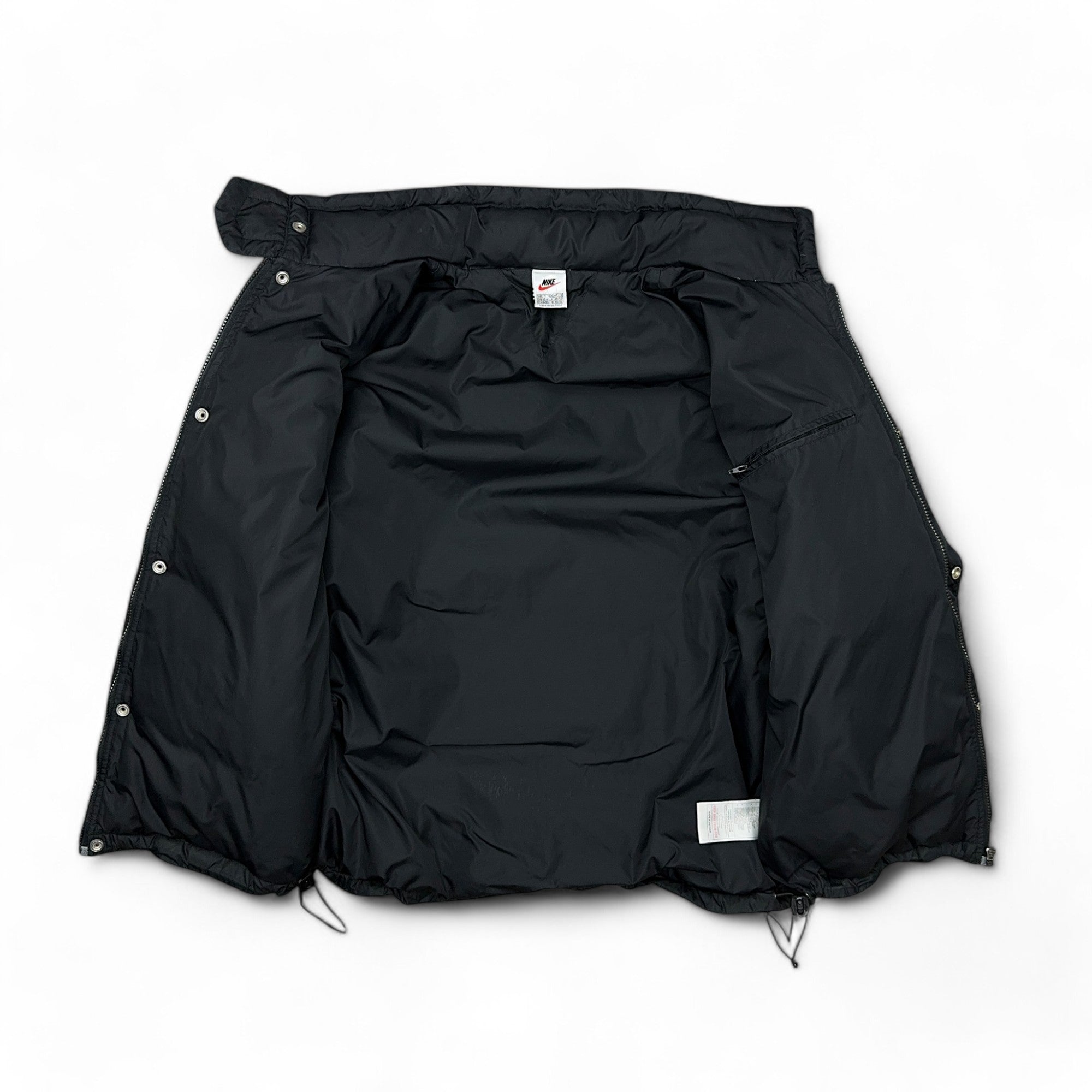 Vintage 90s Rare Center-Swooshed Down Pufferjacke-Maverick