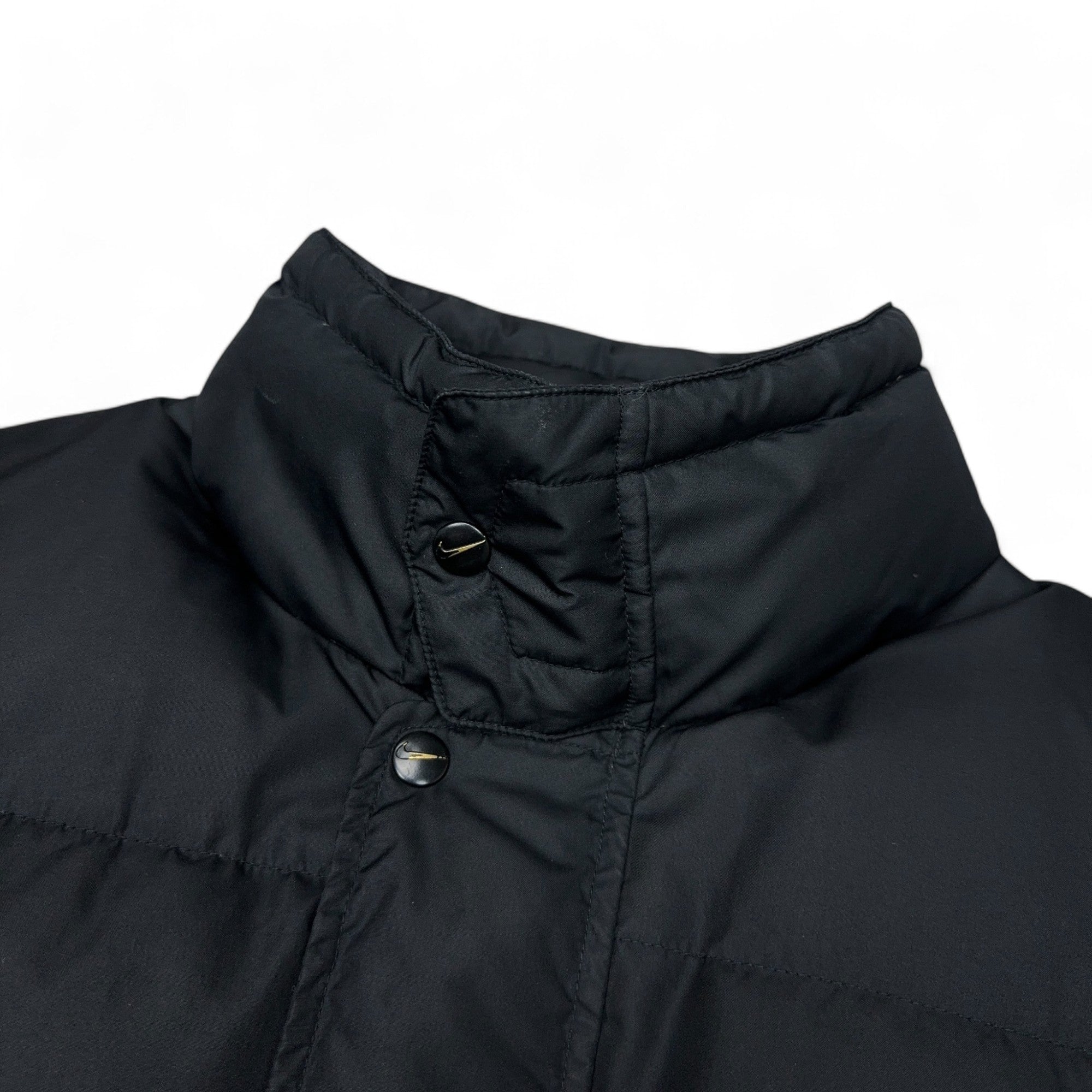 Vintage 90s Rare Center-Swooshed Down Pufferjacke-Maverick