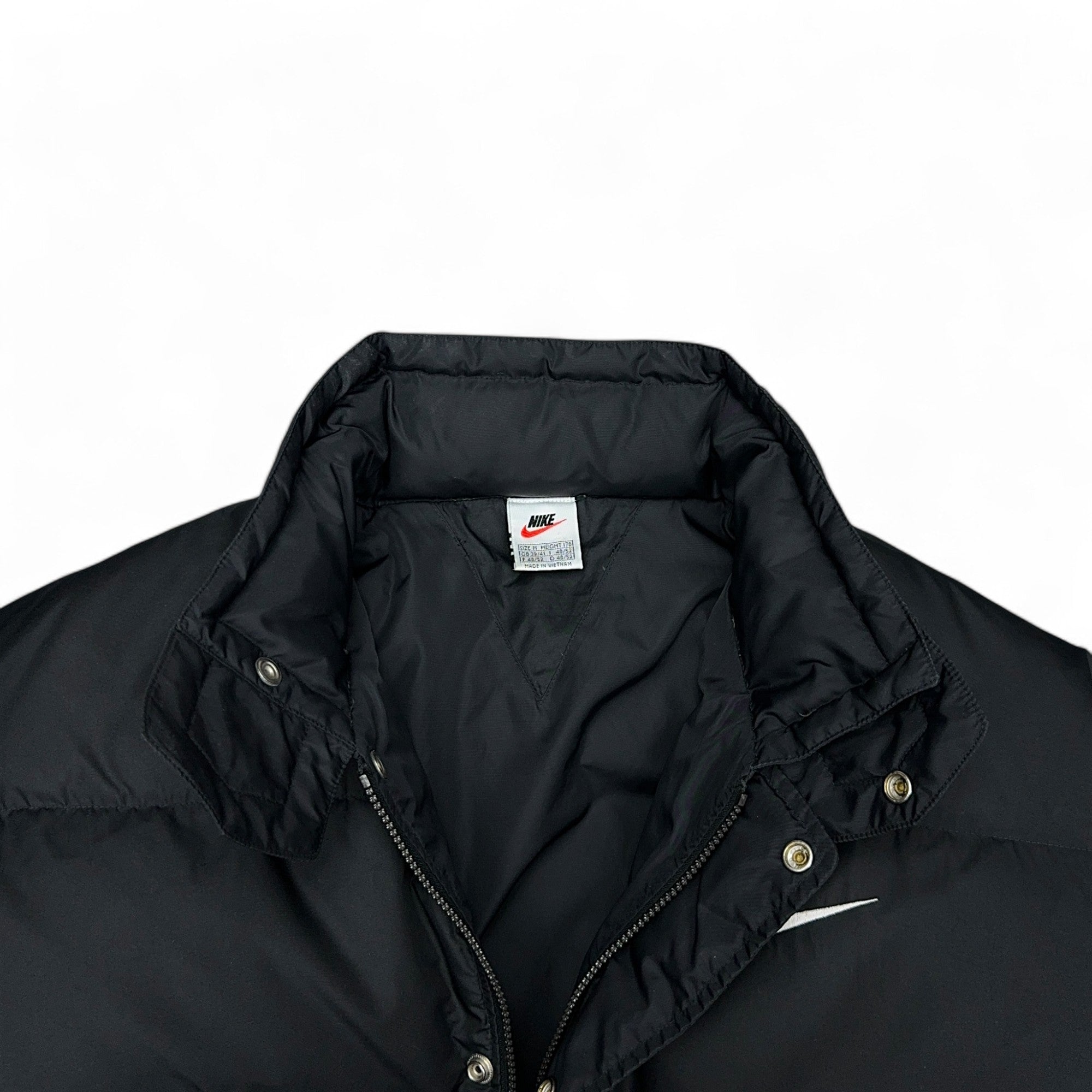 Vintage 90s Rare Center-Swooshed Down Pufferjacke-Maverick