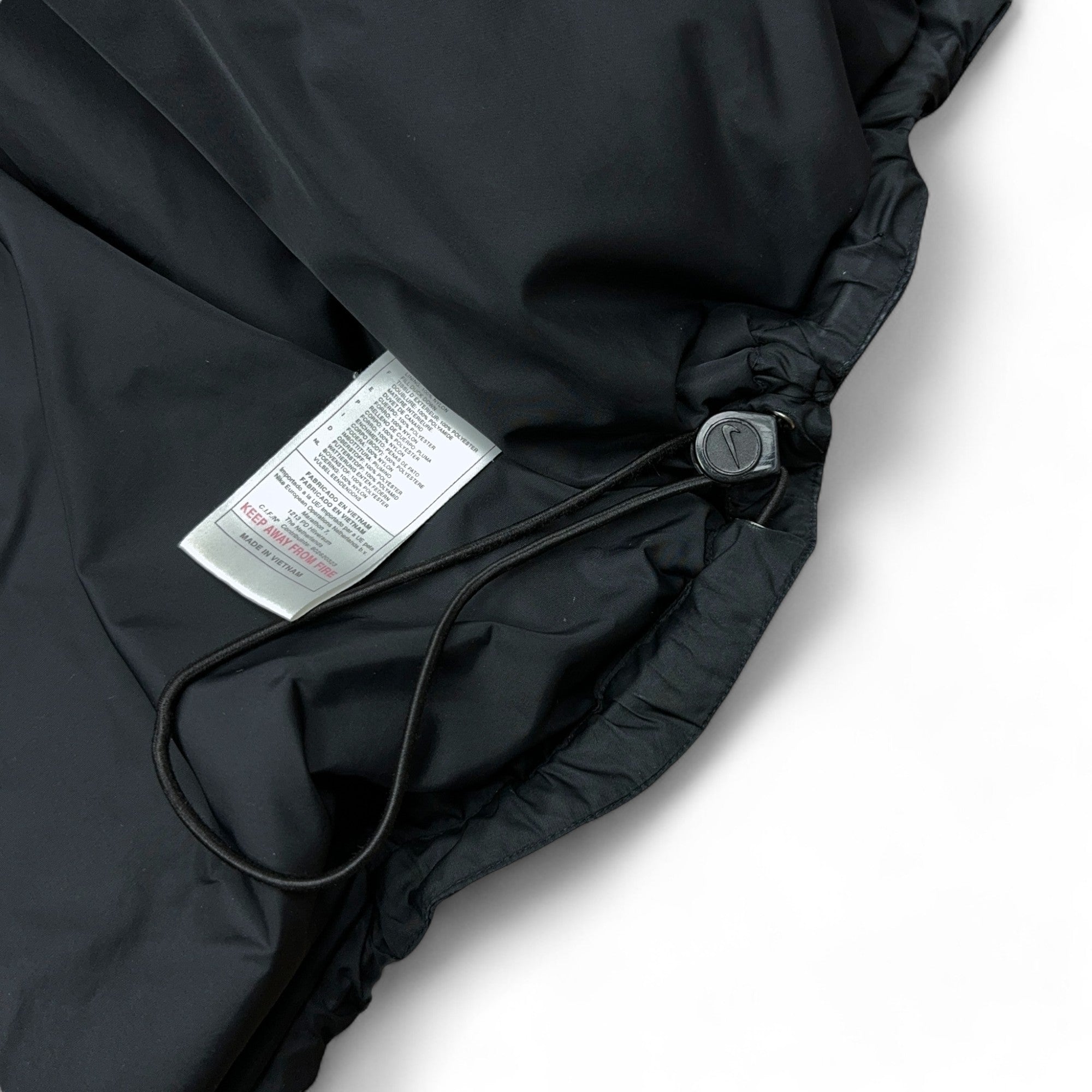 Vintage 90s Rare Center-Swooshed Down Pufferjacke-Maverick