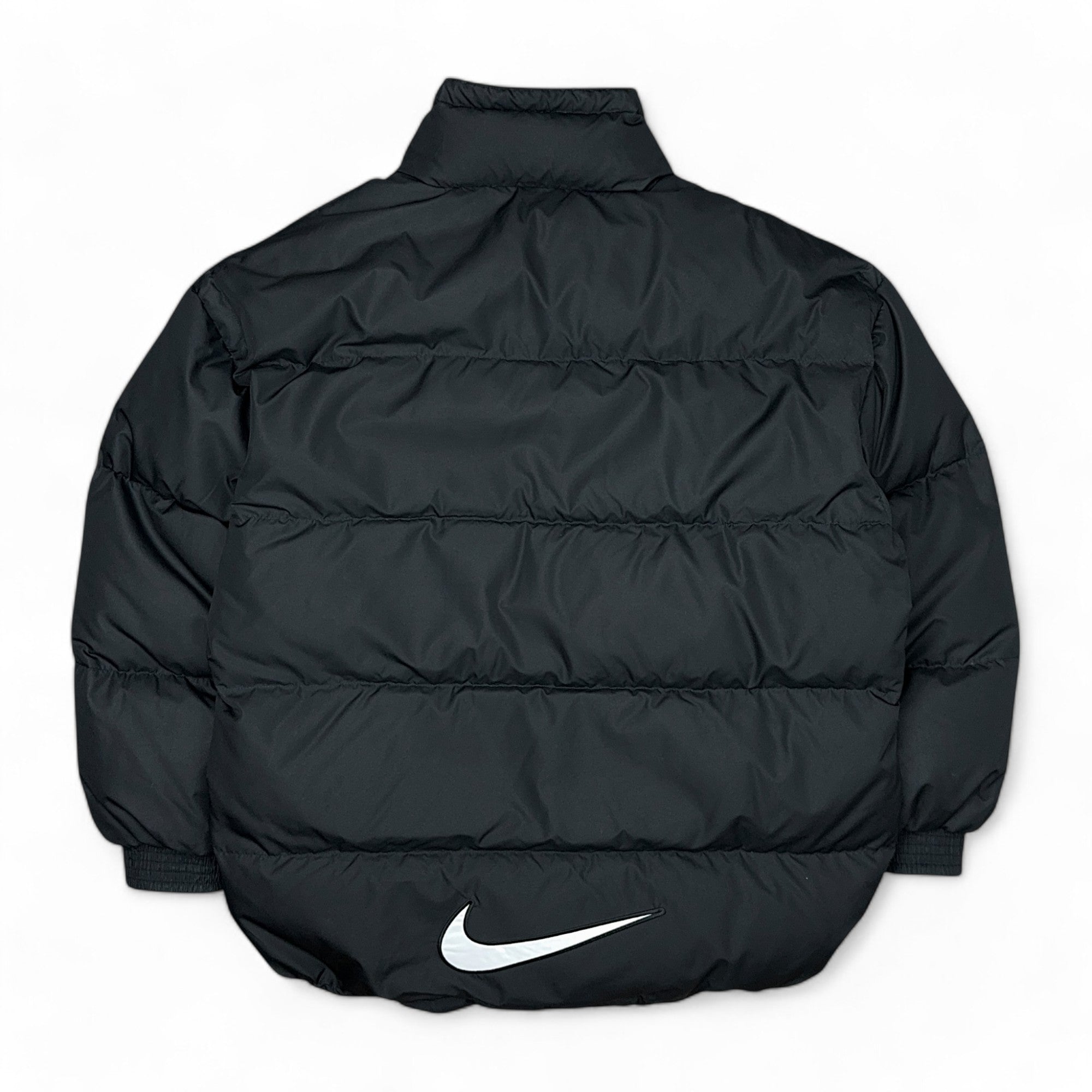 Vintage 90s Rare Center-Swooshed Down Pufferjacke-Maverick