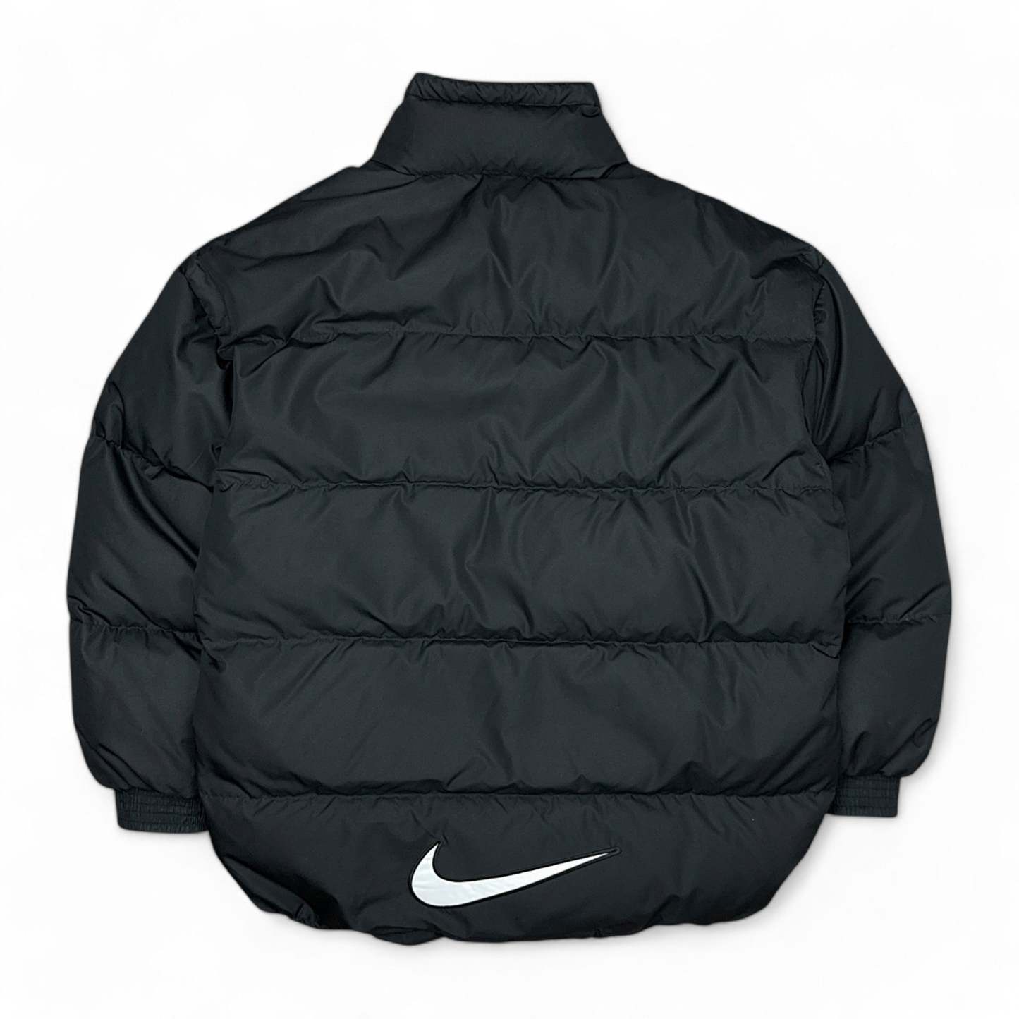 Vintage 90s Rare Center-Swooshed Down Pufferjacke-Maverick