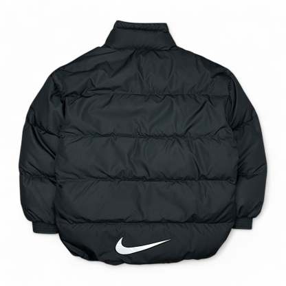 Vintage 90s Rare Center-Swooshed Down Pufferjacke-Maverick