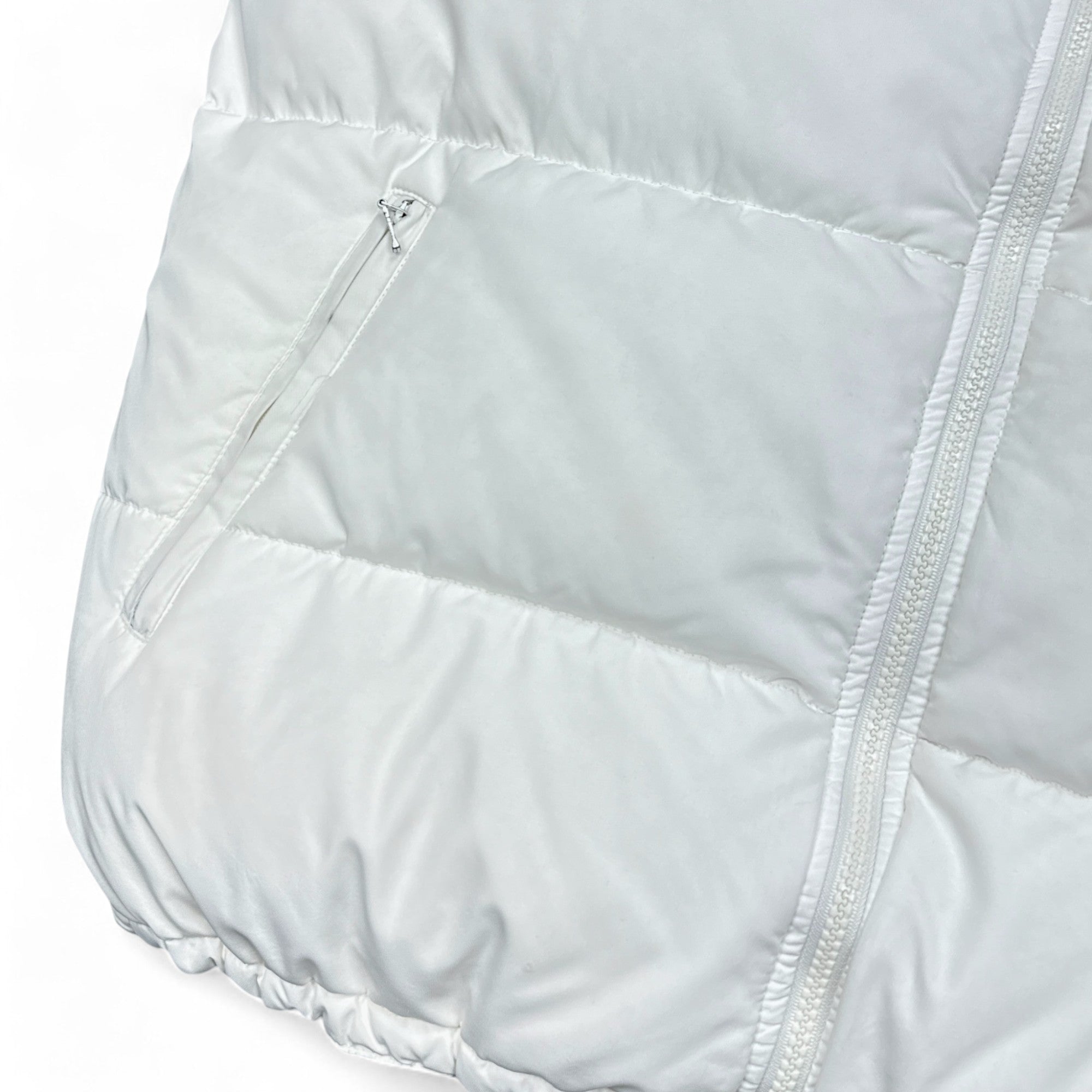 Vintage 90s Rare Down Spellout Pufferjacke Wei?-Maverick