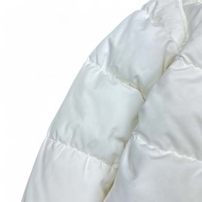 Vintage 90s Rare Down Spellout Pufferjacke Wei?-Maverick