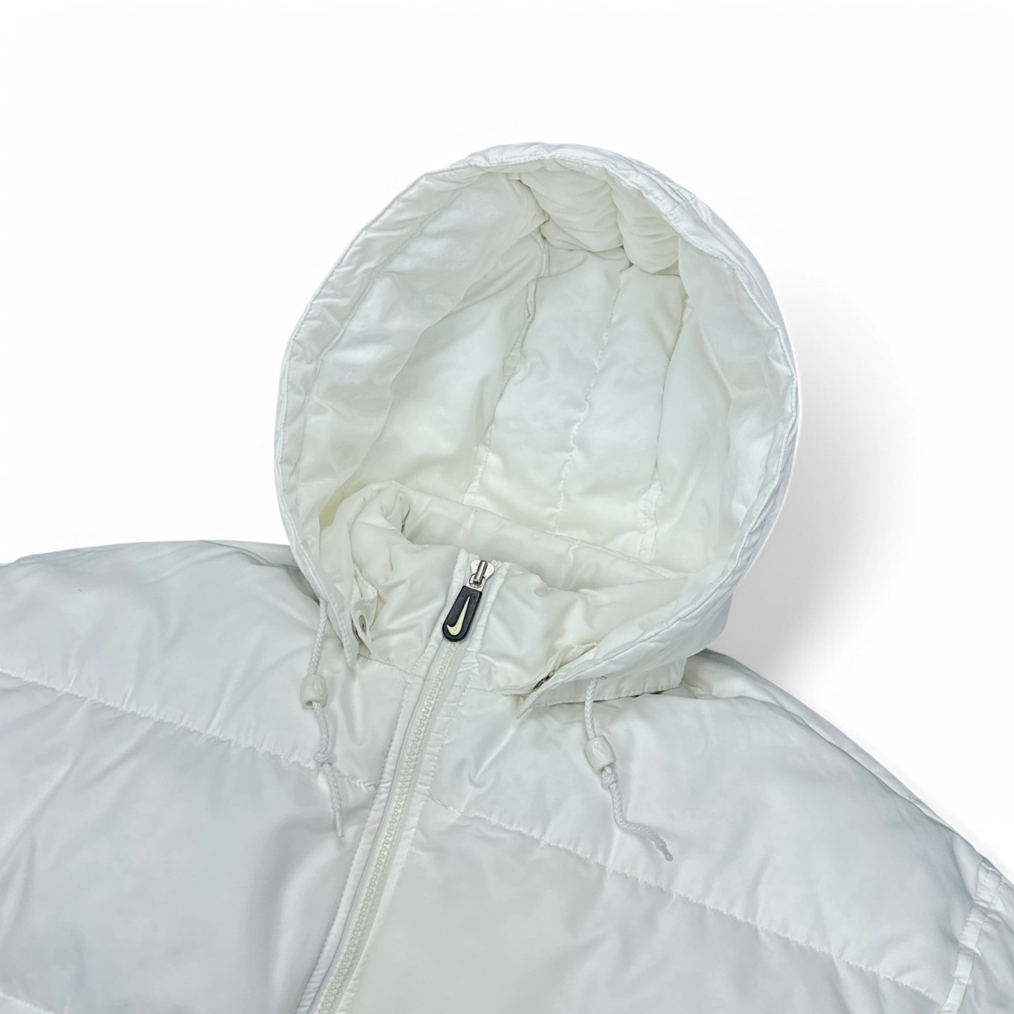 Vintage 90s Rare Down Spellout Pufferjacke Wei?-Maverick