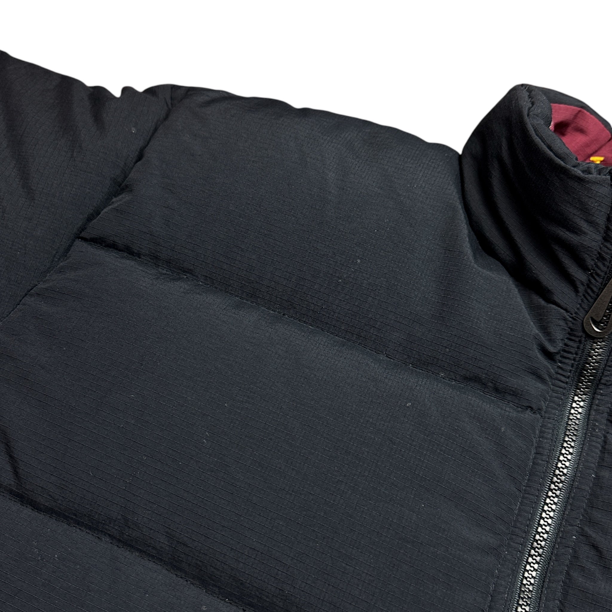 Vintage 90s Rare Spellout Reversible Down PufferJacke-Maverick