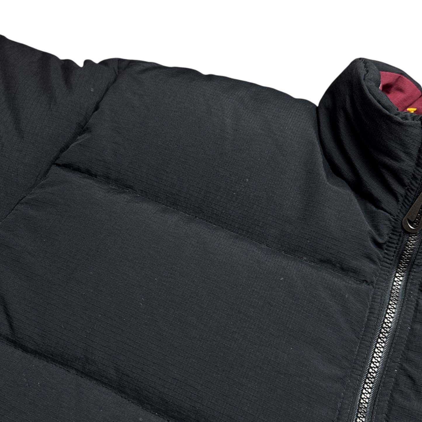 Vintage 90s Rare Spellout Reversible Down PufferJacke-Maverick