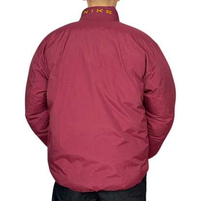 Vintage 90s Rare Spellout Reversible Down PufferJacke-Maverick