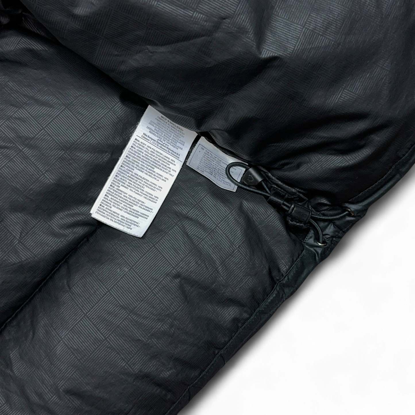 Vintage Down Pufferjacke Schwarz-Maverick