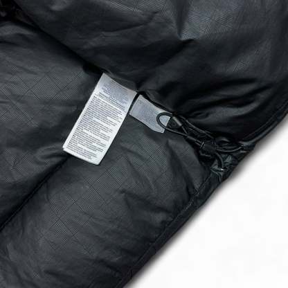 Vintage Down Pufferjacke Schwarz-Maverick