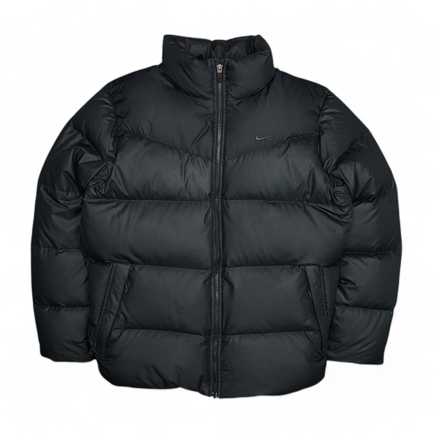 Vintage Down Pufferjacke Schwarz-Maverick