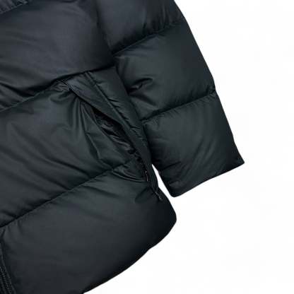 Vintage Down Pufferjacke Schwarz-Maverick