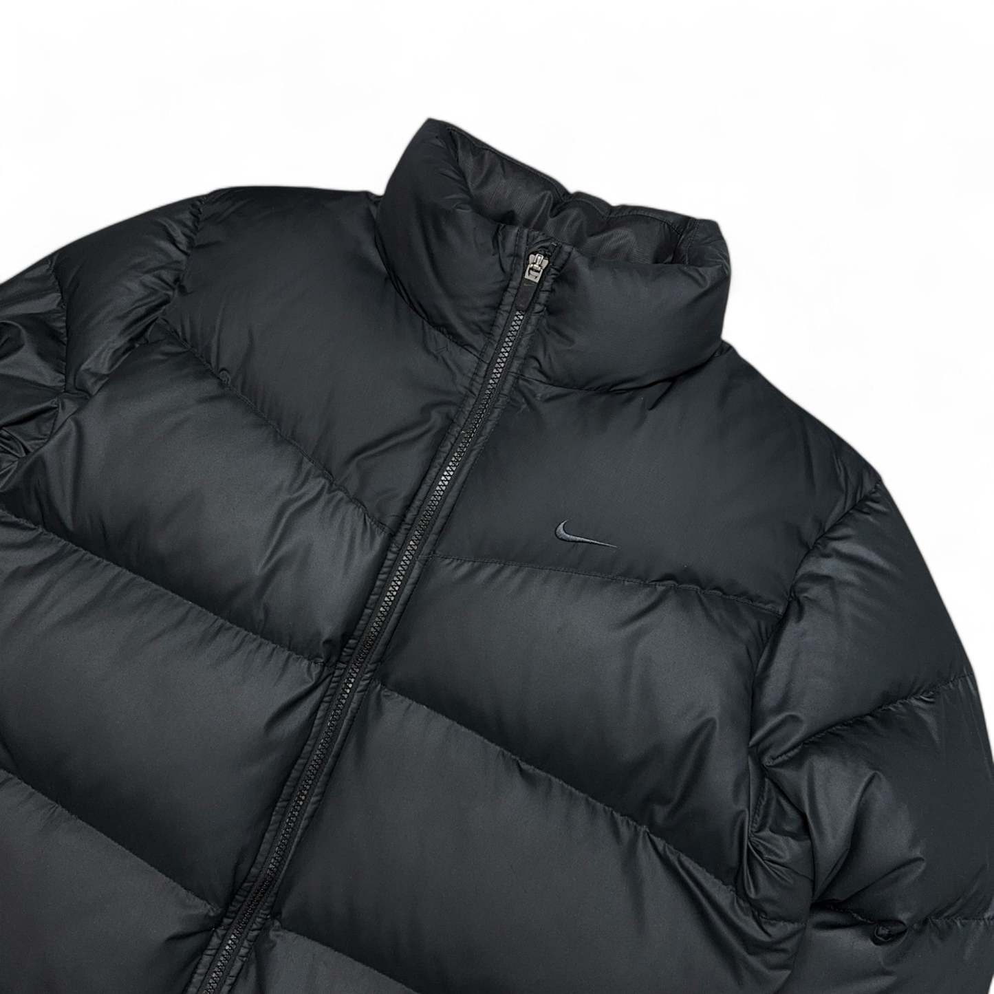 Vintage Down Pufferjacke Schwarz-Maverick