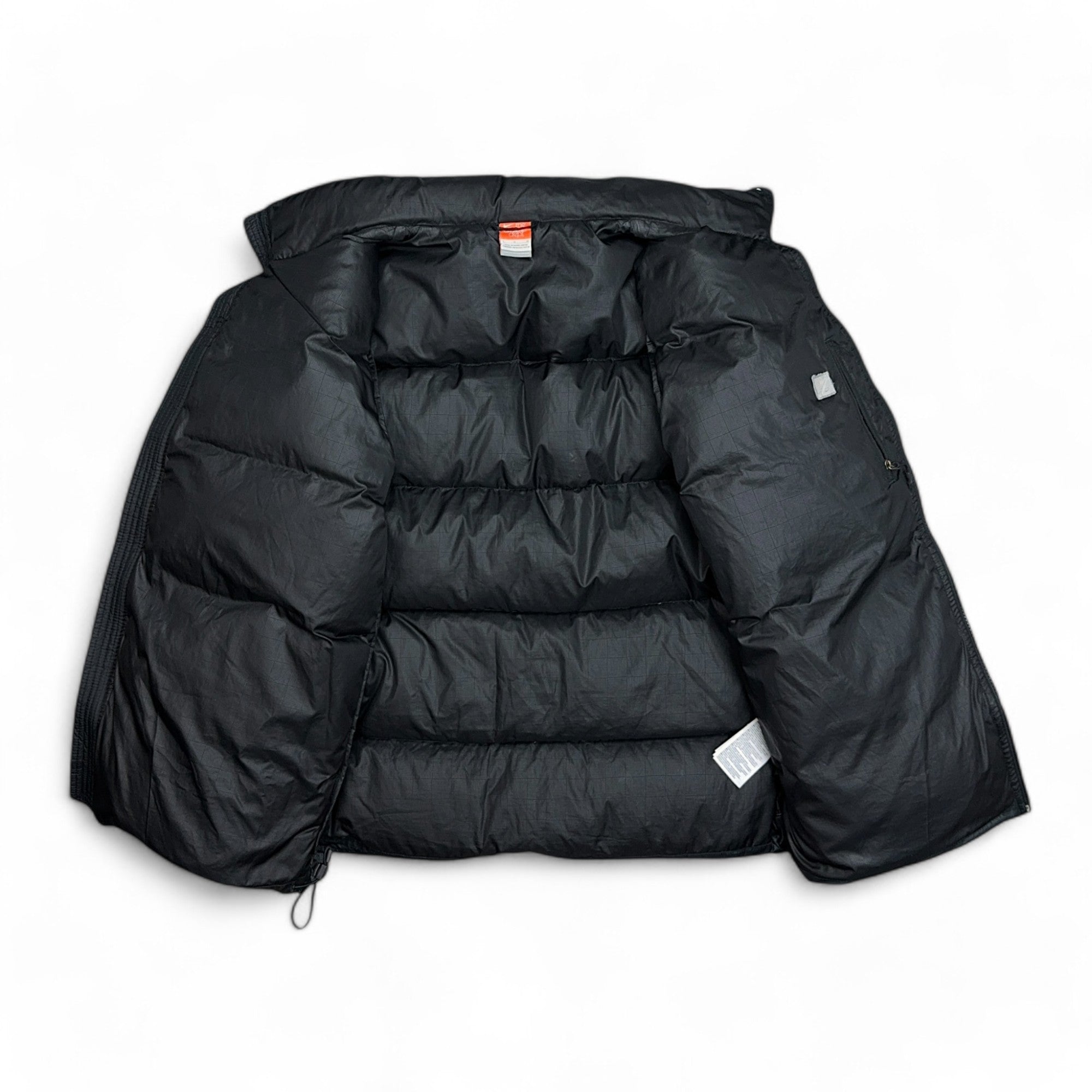 Vintage Down Pufferjacke Schwarz-Maverick