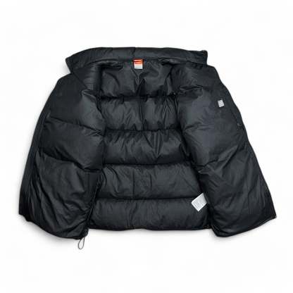 Vintage Down Pufferjacke Schwarz-Maverick