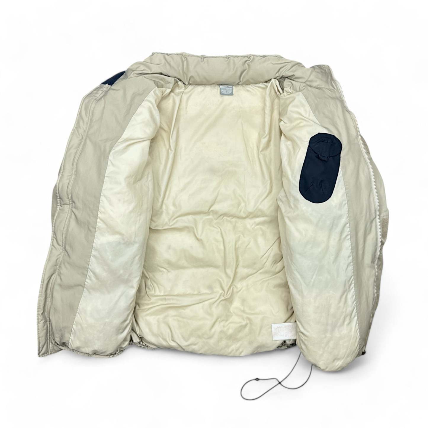 Vintage Y2K Down Pufferjacke Beige-Maverick