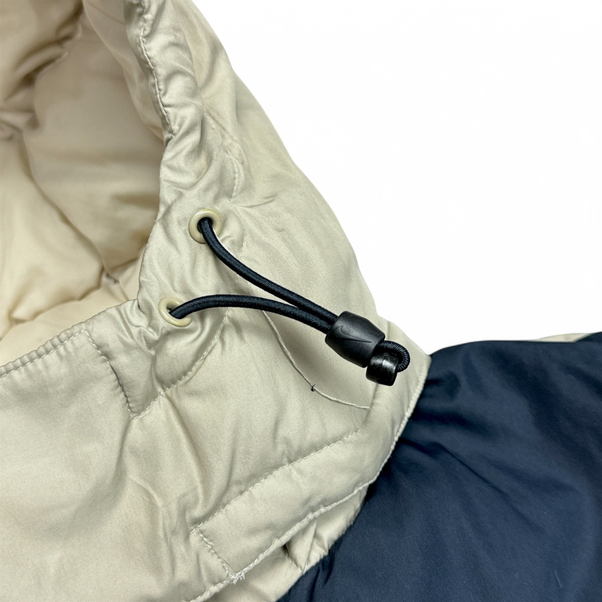 Vintage Y2K Down Pufferjacke Beige-Maverick