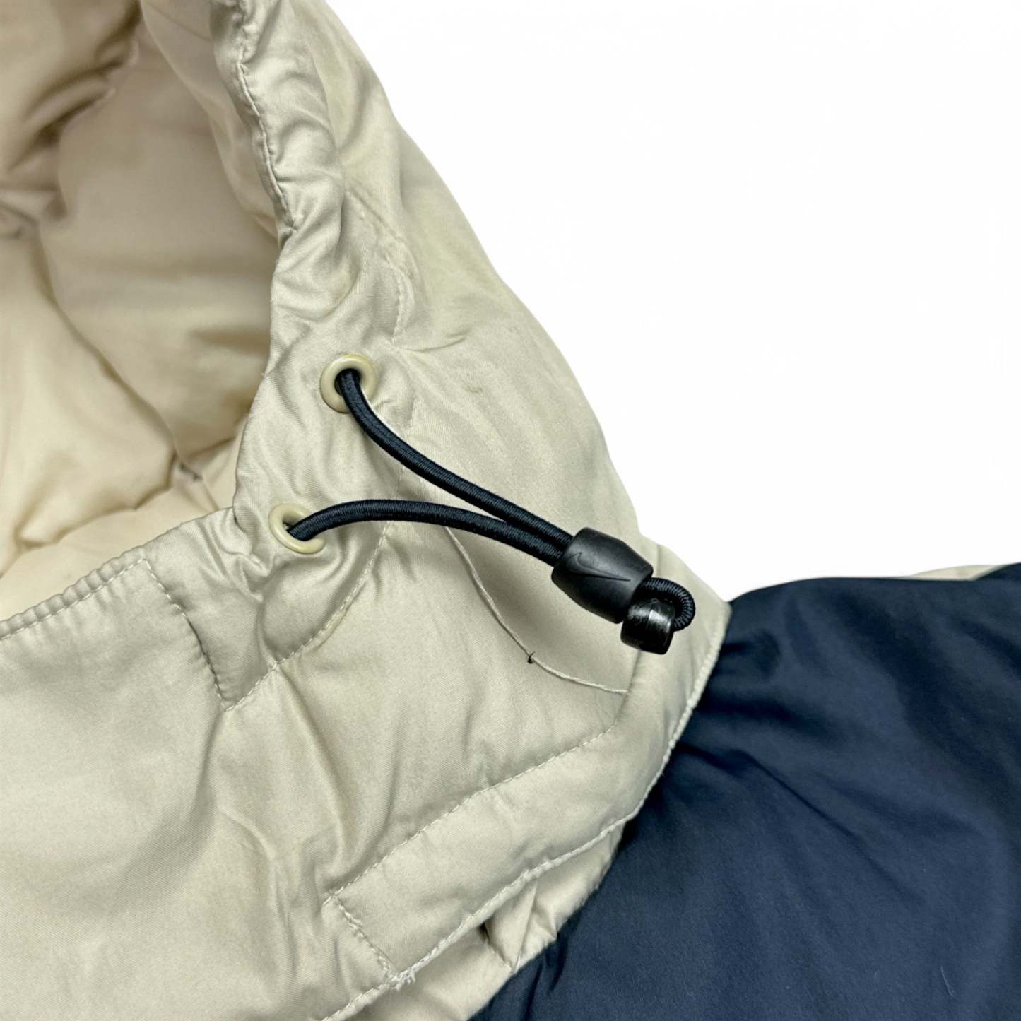 Vintage Y2K Down Pufferjacke Beige-Maverick