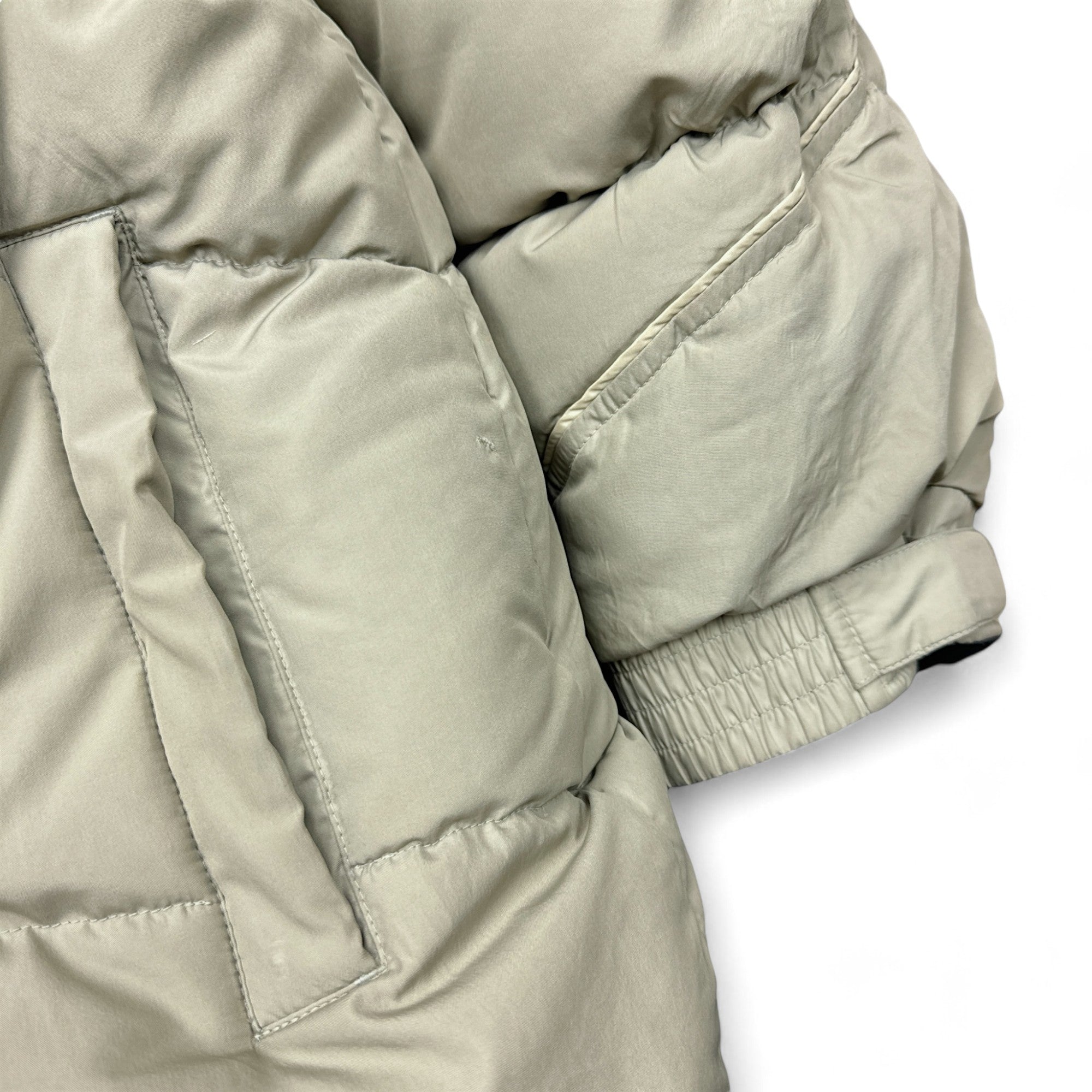 Vintage Y2K Down Pufferjacke Beige-Maverick