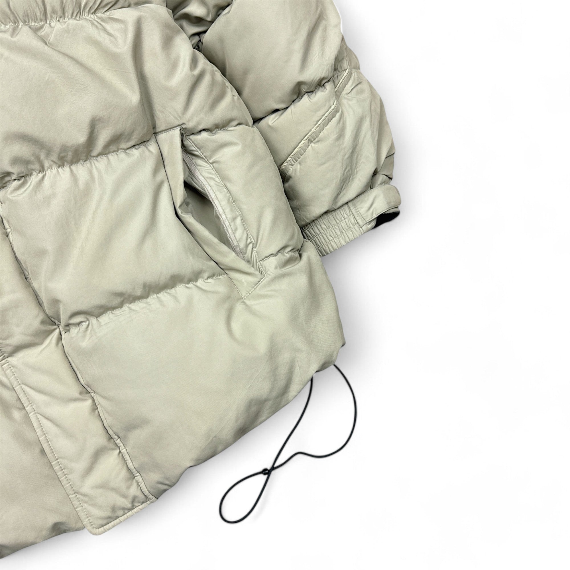 Vintage Y2K Down Pufferjacke Beige-Maverick