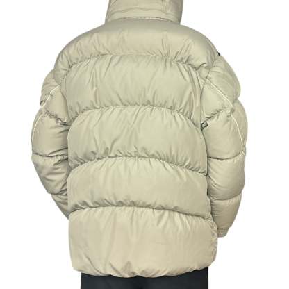 Vintage Y2K Down Pufferjacke Beige-Maverick