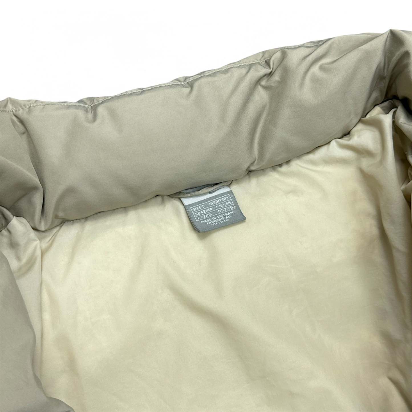 Vintage Y2K Down Pufferjacke Beige-Maverick