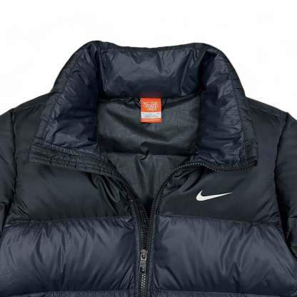 Vintage Y2K Down Pufferjacke Schwarz-Maverick